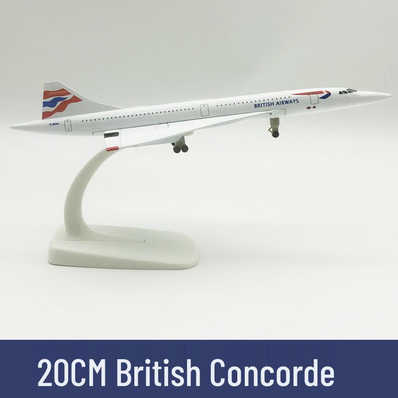 20M Alloy British Concorde Airplane Model with Landing Gear
20M Alloy British Concorde Airplane Model with Landing Gear