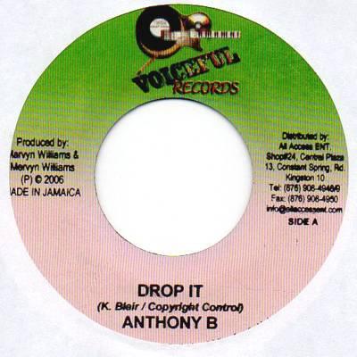 7inch Record ANTHONY B / MIKEY GENERAL - Drop It / Mama No Worry NONE Voiceful Record 2006 Jamaica Reggae, Ska & Dub Used
7inch Record ANTHONY B / MIKEY GENERAL - Drop It / Mama No Worry NONE Voiceful Record 2006 Jamaica Reggae, Ska & Dub Used