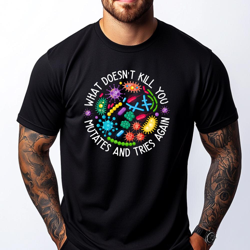 What Doesn T Kill You Mutates And Tries Again Lab Week 2024 Free Shippping Clothes Tshirt 5XL різнокольоровий
What Doesn T Kill You Mutates And Tries Again Lab Week 2024 Free Shippping Clothes Tshirt 5XL різнокольоровий