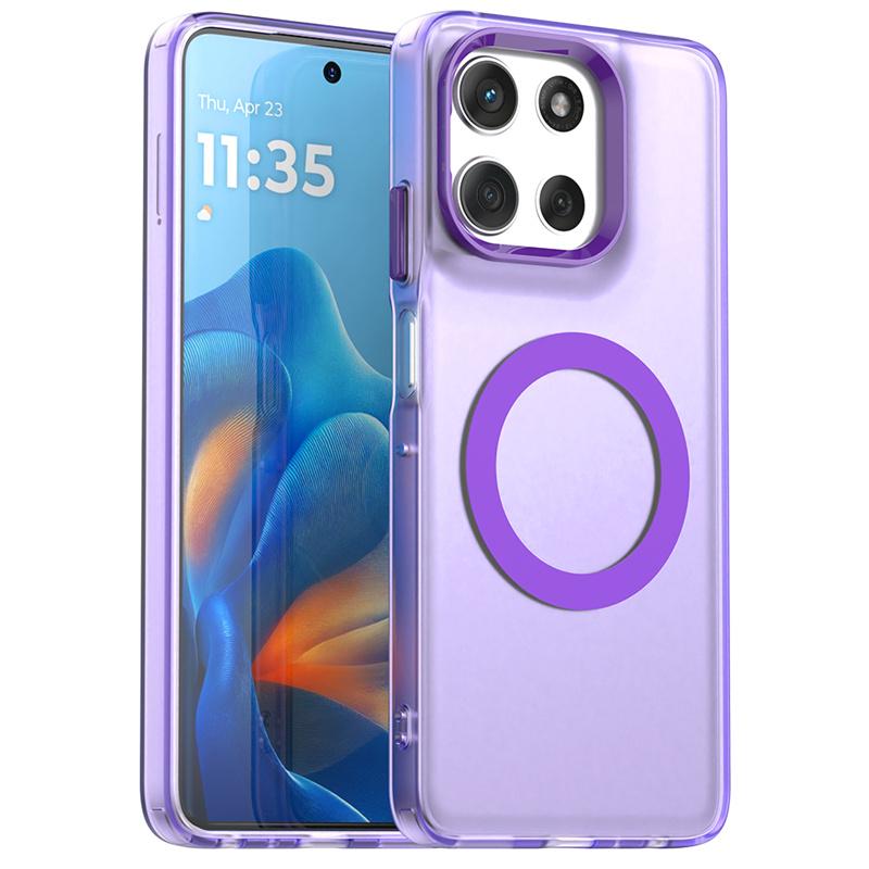 Magnetic Wireless Charging Case For Motorola Moto G56 G86 Cover Candy Colors Transparent Shell Fundas Coque Motorola Moto G86 фиолетовый
Magnetic Wireless Charging Case For Motorola Moto G56 G86 Cover Candy Colors Transparent Shell Fundas Coque Motorola Moto G86 фиолетовый