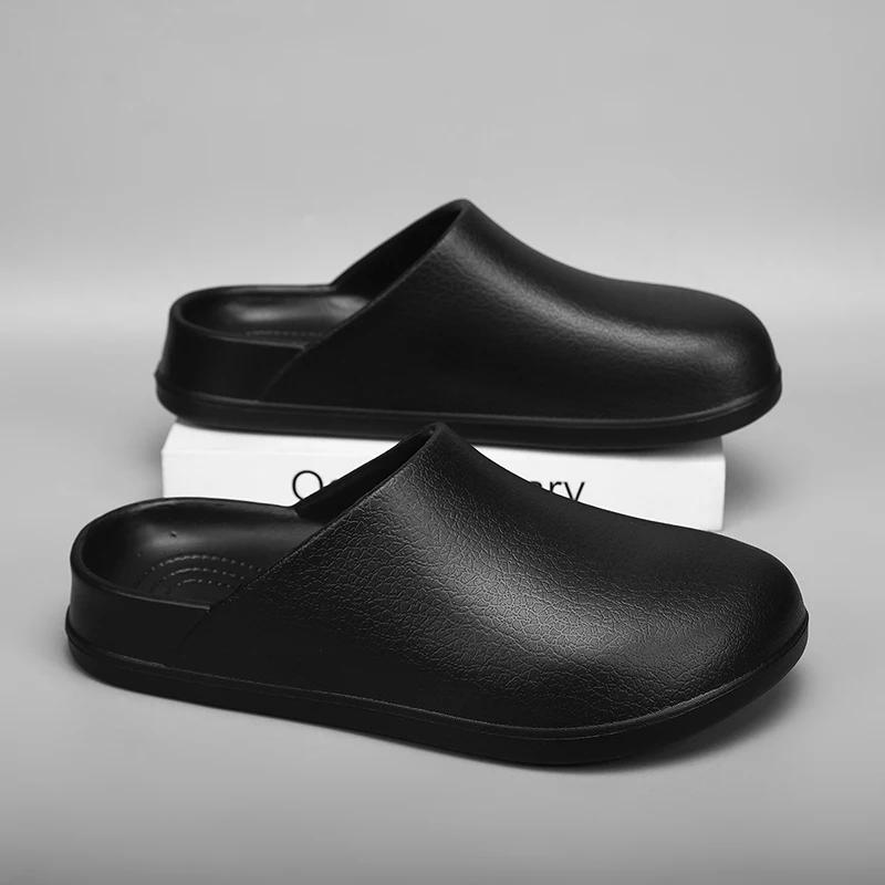 EVA Men Slippers Soft Outdoor Home Women Casual Shoes Non-slip Couple Garden Shoes Waterproof Chef Shoes Nurse Doctor Sandals 36 чорний
EVA Men Slippers Soft Outdoor Home Women Casual Shoes Non-slip Couple Garden Shoes Waterproof Chef Shoes Nurse Doctor Sandals 36 чорний