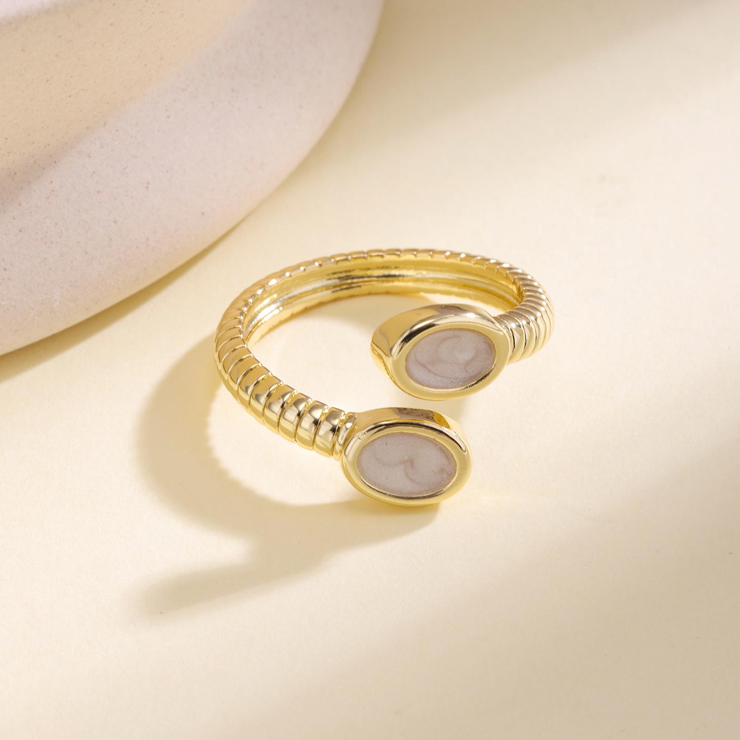 Nidin Boho Irregular Ring Square Round Unique Design Enamel Adjustable Fashion Twisted Open Band For Women Trendy Party Jewelry resizable
Nidin Boho Irregular Ring Square Round Unique Design Enamel Adjustable Fashion Twisted Open Band For Women Trendy Party Jewelry resizable