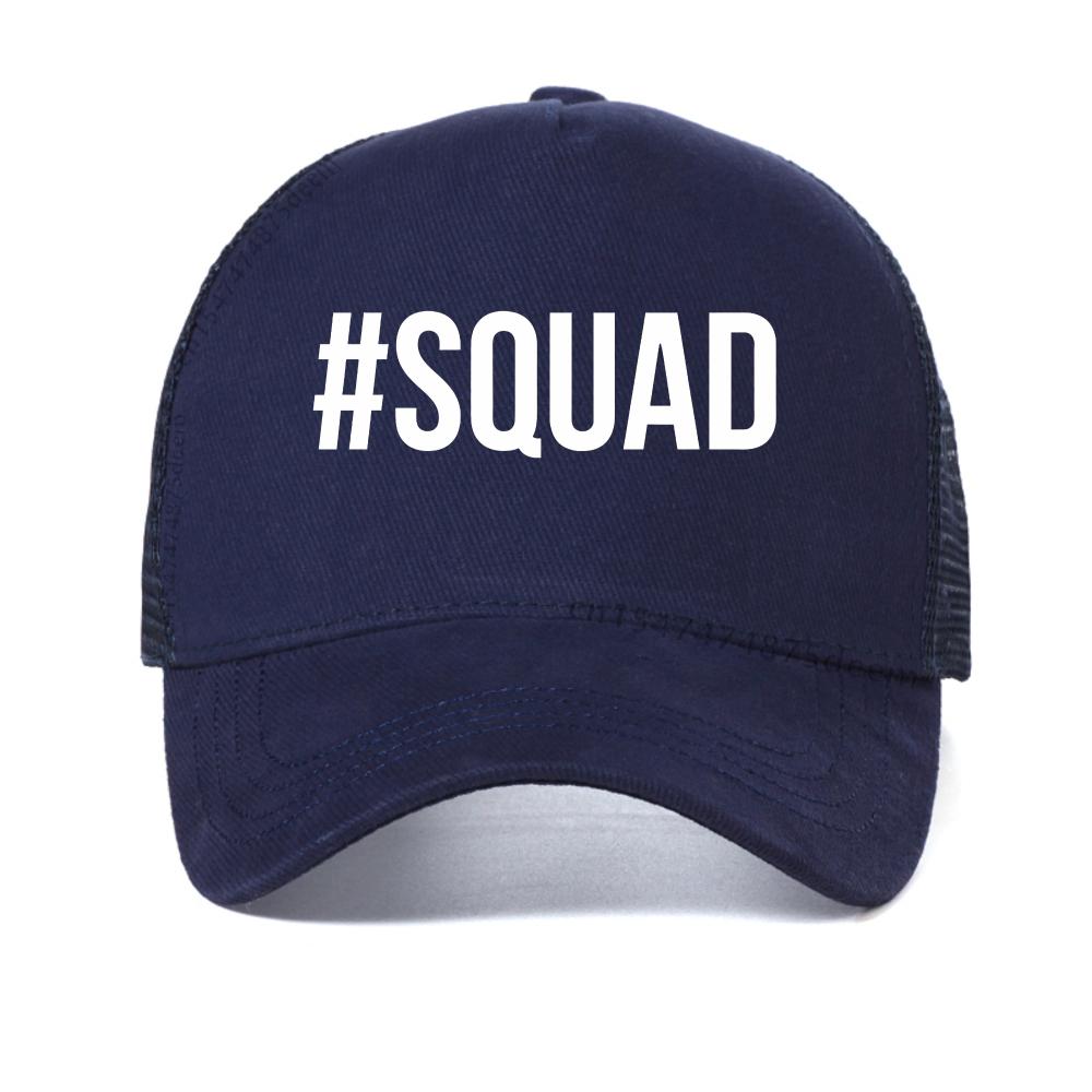 SQUAD printing Hip Hop Hats Unisex Casual Baseball Cap Sports mesh Snapback Golf Hat Summer Breathable Adjustable Caps Gorras Adjustable
SQUAD printing Hip Hop Hats Unisex Casual Baseball Cap Sports mesh Snapback Golf Hat Summer Breathable Adjustable Caps Gorras Adjustable