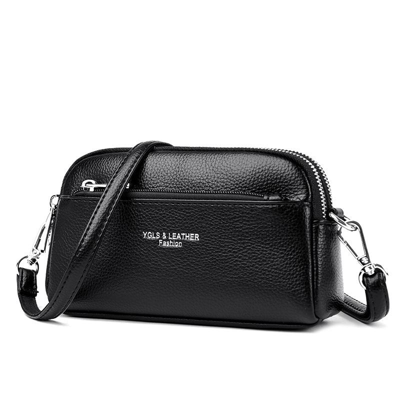 Hand-held small shell bag trendy girl portable hand-held change bag double-layer leather single shoulder oblique span women s bag One size чорний
Hand-held small shell bag trendy girl portable hand-held change bag double-layer leather single shoulder oblique span women s bag One size чорний