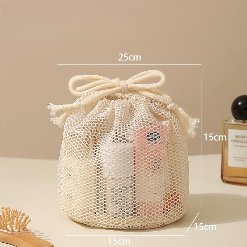 New Net Mesh Drawstring Bag for Women Travel Portable Transparent Wash Bag Swimming Beach Storage Pouch бежевый
New Net Mesh Drawstring Bag for Women Travel Portable Transparent Wash Bag Swimming Beach Storage Pouch бежевый