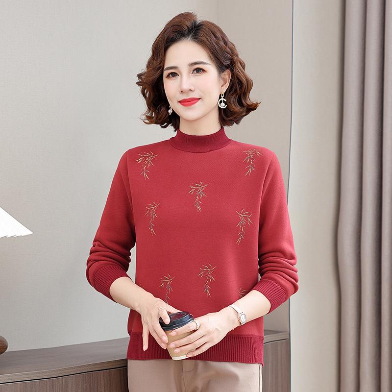 Women s Printed Velvet-Lined Sweater - Stylish Winter Top for Middle-Aged & Elderly L (Recommended 95-100 jin)
Women s Printed Velvet-Lined Sweater - Stylish Winter Top for Middle-Aged & Elderly L (Recommended 95-100 jin)