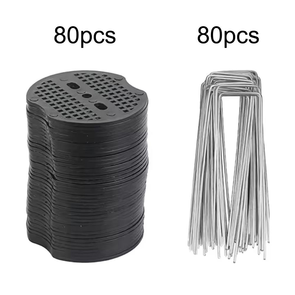 40/80Pcs U-shaped Ground Pegs with Buffer Washers for Securing Weed Landscape Fabric Netting Garden Lawn Accessories Garden Pegs
40/80Pcs U-shaped Ground Pegs with Buffer Washers for Securing Weed Landscape Fabric Netting Garden Lawn Accessories Garden Pegs