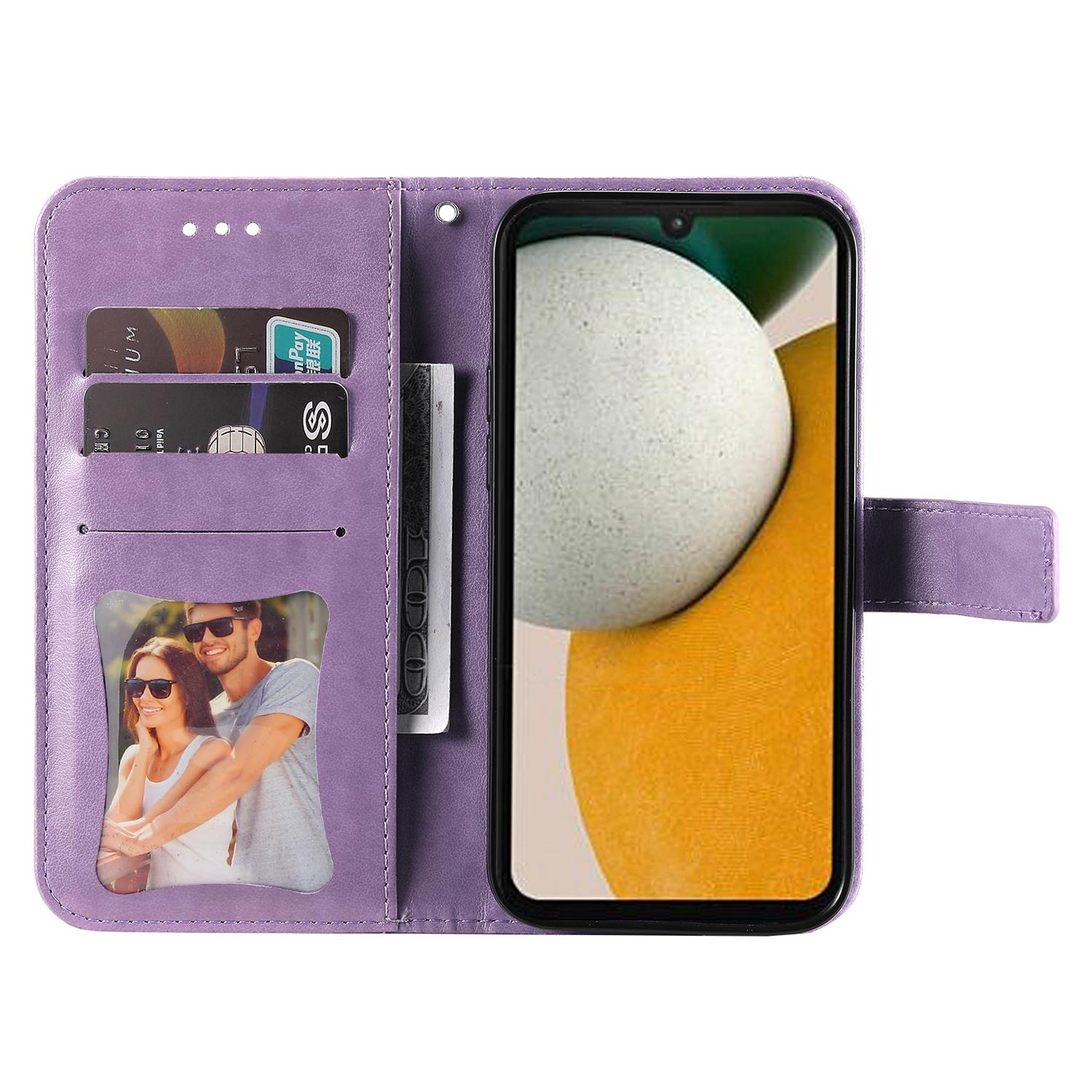 For Samsung Galaxy A15 5G Case Floral Pattern PU Leather Wallet Stand Phone Cover Purple
For Samsung Galaxy A15 5G Case Floral Pattern PU Leather Wallet Stand Phone Cover Purple