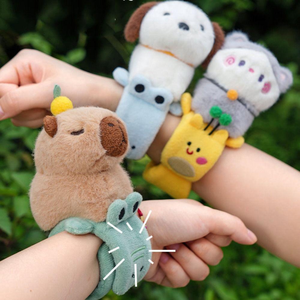 Cat Slap Bracelet Series Wrist Style Capybara Plush Wrist Band Plush Doll Slap Bracelet Home Decor Cat
Cat Slap Bracelet Series Wrist Style Capybara Plush Wrist Band Plush Doll Slap Bracelet Home Decor Cat