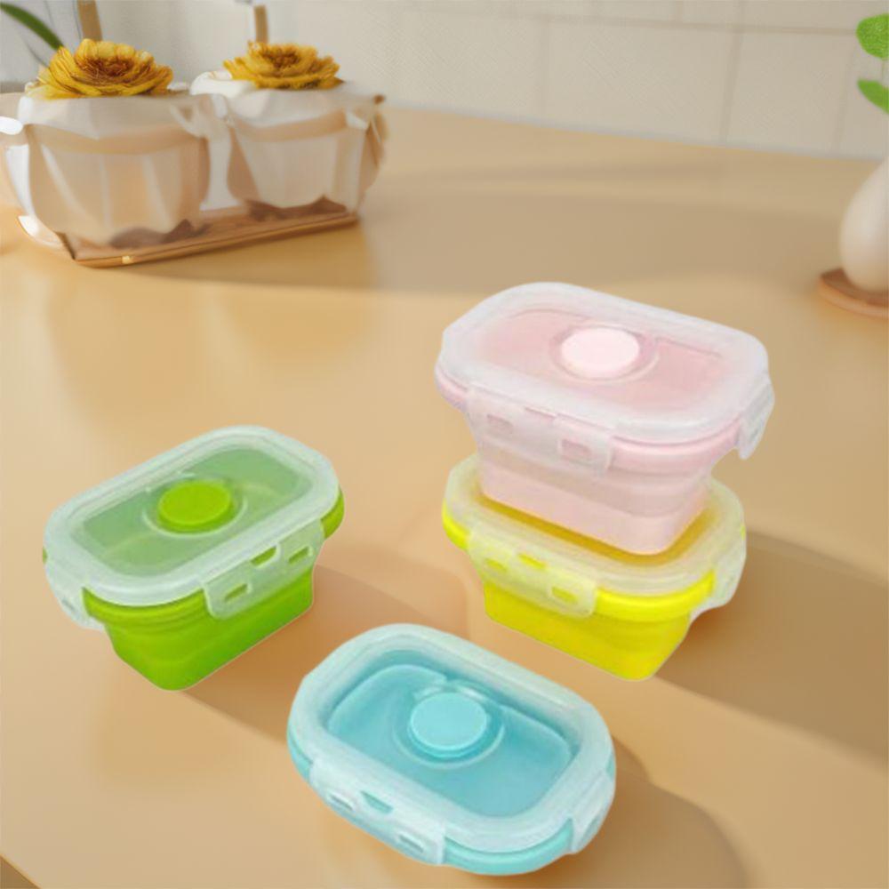 4Pcs Sealed Silicone Food Storage Container Collapsible Refrigerator Organizer Kitchen 4Pcs
4Pcs Sealed Silicone Food Storage Container Collapsible Refrigerator Organizer Kitchen 4Pcs