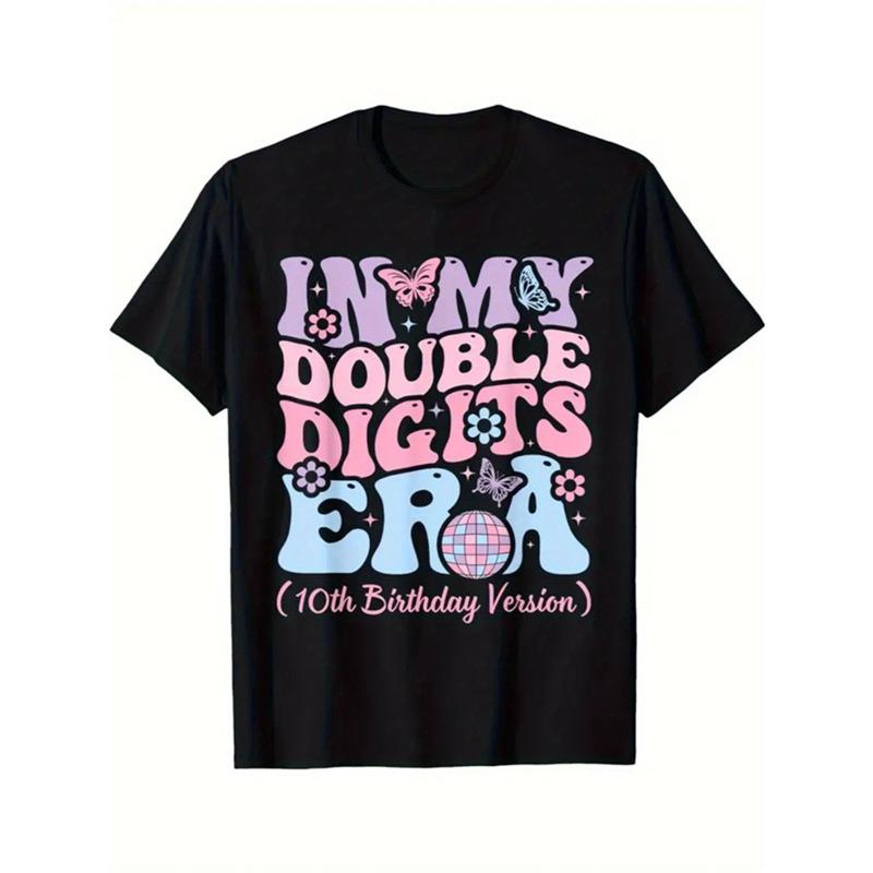 European sizes 10th Birthday Celebration T-Shirt for Teens - Soft, Breathable & Comfortable Short-Sleeve Crew Neck with Fun 164cm чорний
European sizes 10th Birthday Celebration T-Shirt for Teens - Soft, Breathable & Comfortable Short-Sleeve Crew Neck with Fun 164cm чорний
