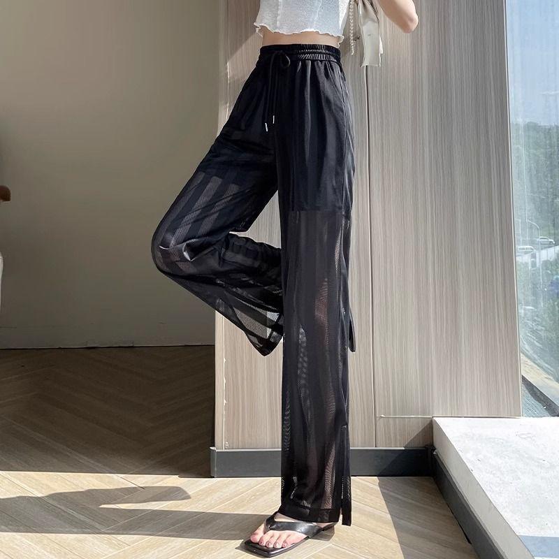Women s Wide-Leg Mesh Air Conditioning Pants - Sun Protection, Thin Split Straight Casual for Spring/Summer M (45-50 kg)
Women s Wide-Leg Mesh Air Conditioning Pants - Sun Protection, Thin Split Straight Casual for Spring/Summer M (45-50 kg)