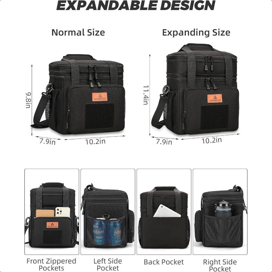 HSHRISH Расширяемый большой тактический ланч-бокс для взрослых Прочная термоизолированная сумка для ланча с плечевым ремнем Мягкая сумка-холодильник для мужчин United States
HSHRISH Расширяемый большой тактический ланч-бокс для взрослых Прочная термоизолированная сумка для ланча с плечевым ремнем Мягкая сумка-холодильник для мужчин United States