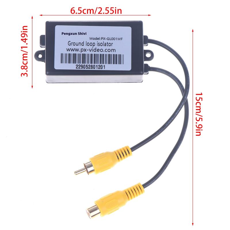 1PCS Plastic Video Isolator Monitoring Video Interference AV Video Filter Eliminates Strong Current Horizontal Grain Snowflake чорний
1PCS Plastic Video Isolator Monitoring Video Interference AV Video Filter Eliminates Strong Current Horizontal Grain Snowflake чорний