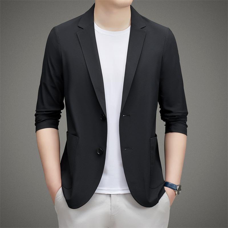 Mulberry silk men s jacket spring and summer fashion casual versatile men s suit no-iron thin top for men M
Mulberry silk men s jacket spring and summer fashion casual versatile men s suit no-iron thin top for men M