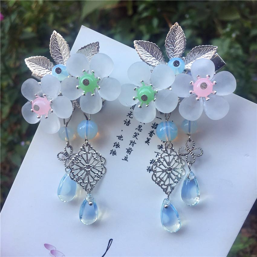 Винтажная заколка для волос в китайском стиле, ручной работы, с кисточкой и цветком, для женщин, девочек, элегантное металлическое украшение для волос в стиле ханьфу небесно-голубой
Винтажная заколка для волос в китайском стиле, ручной работы, с кисточкой и цветком, для женщин, девочек, элегантное металлическое украшение для волос в стиле ханьфу небесно-голубой