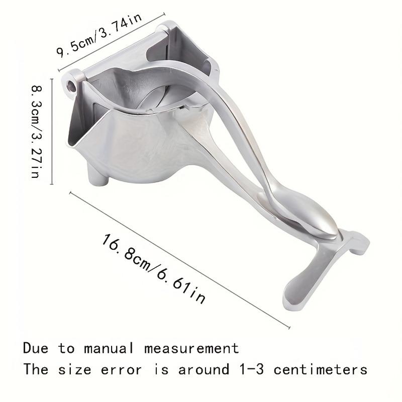 Manual Lemon Squeezer Citrus Juicer, Multipurpose Fruit Press Clamp for Fresh Juice, Easy Clean Kitchen Tool
Manual Lemon Squeezer Citrus Juicer, Multipurpose Fruit Press Clamp for Fresh Juice, Easy Clean Kitchen Tool