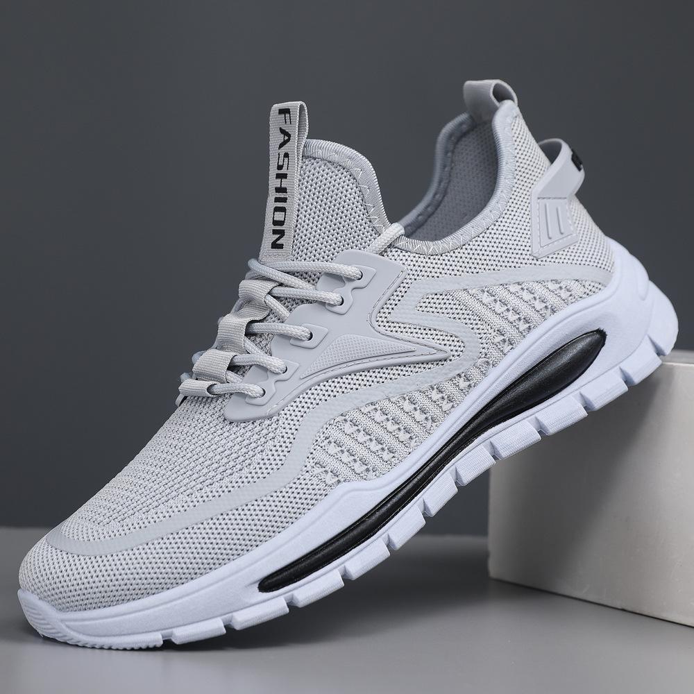Чоловіче чорне дихаюче взуття з сітки Flyknit - 2025 літнє трендове спортивне повсякденне взуття 39 сірий колір
Чоловіче чорне дихаюче взуття з сітки Flyknit - 2025 літнє трендове спортивне повсякденне взуття 39 сірий колір