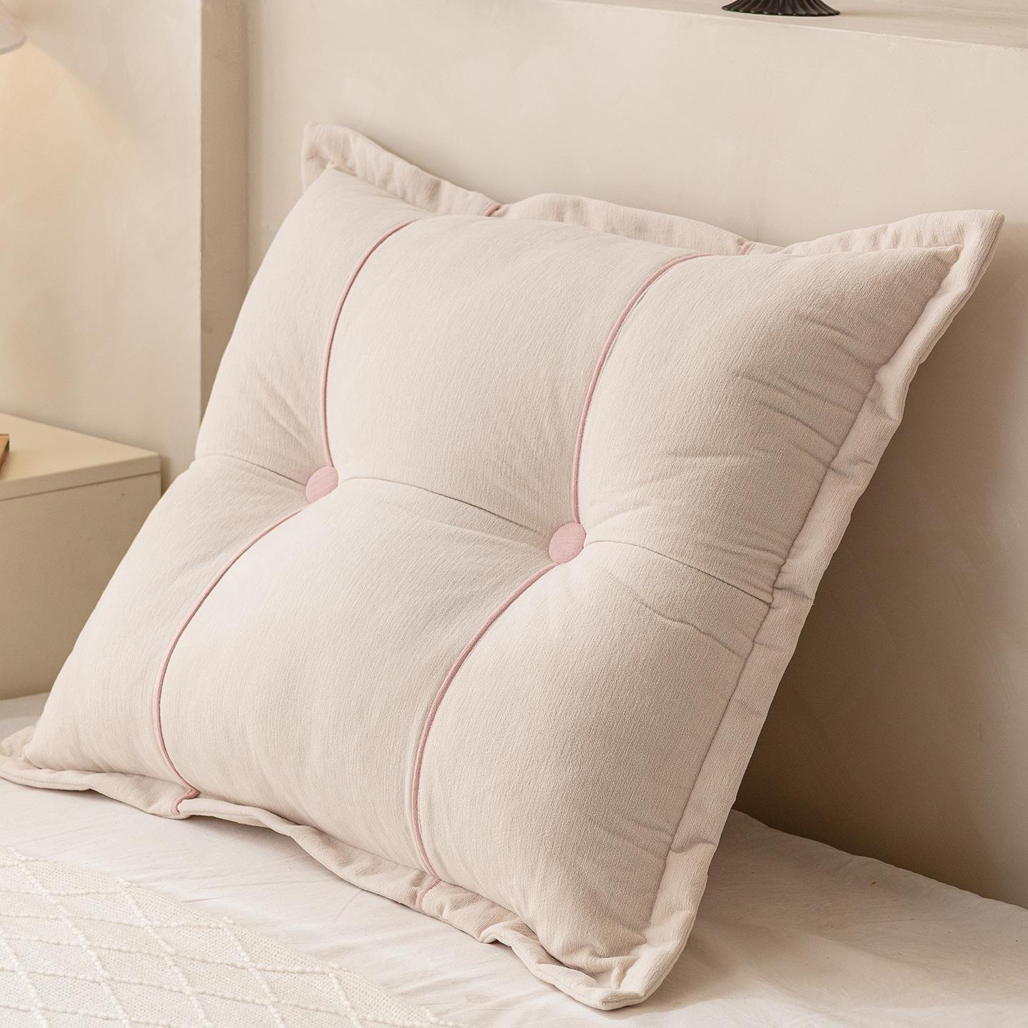 1PC Ergonomic Reading Pillow Zipper Covers Lumbar Support Backrest Cushions for Bed Sofa Chair Bedroom Office Support 60*70*18cm 60x70x18cm бежевий
1PC Ergonomic Reading Pillow Zipper Covers Lumbar Support Backrest Cushions for Bed Sofa Chair Bedroom Office Support 60*70*18cm 60x70x18cm бежевий
