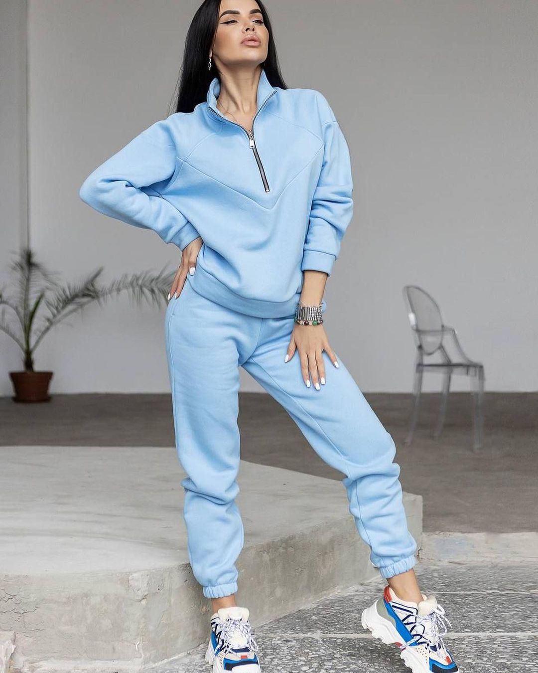 2024 Spring/Autumn Casual Hooded Sweatshirt Two-Piece Set: Long-Sleeve Solid Color Fleece Double Extra Large небо синє кольору
2024 Spring/Autumn Casual Hooded Sweatshirt Two-Piece Set: Long-Sleeve Solid Color Fleece Double Extra Large небо синє кольору