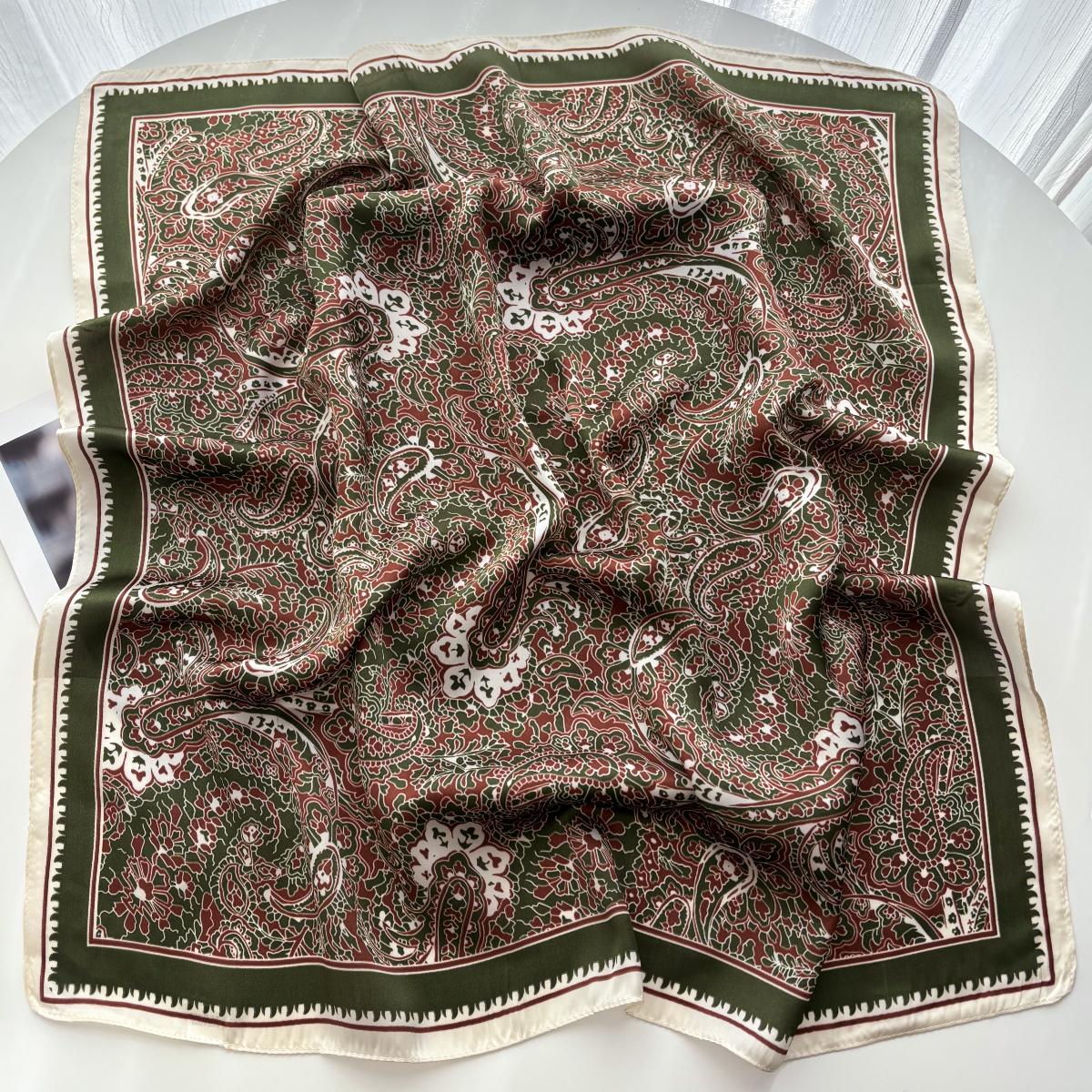 Luxury Square Scarf For Women Retro Ladies Hijab 70*70cm Elegant Neckerchief Bandanas Soft Stain Faux Silk Scarves Shawl Warps
Luxury Square Scarf For Women Retro Ladies Hijab 70*70cm Elegant Neckerchief Bandanas Soft Stain Faux Silk Scarves Shawl Warps