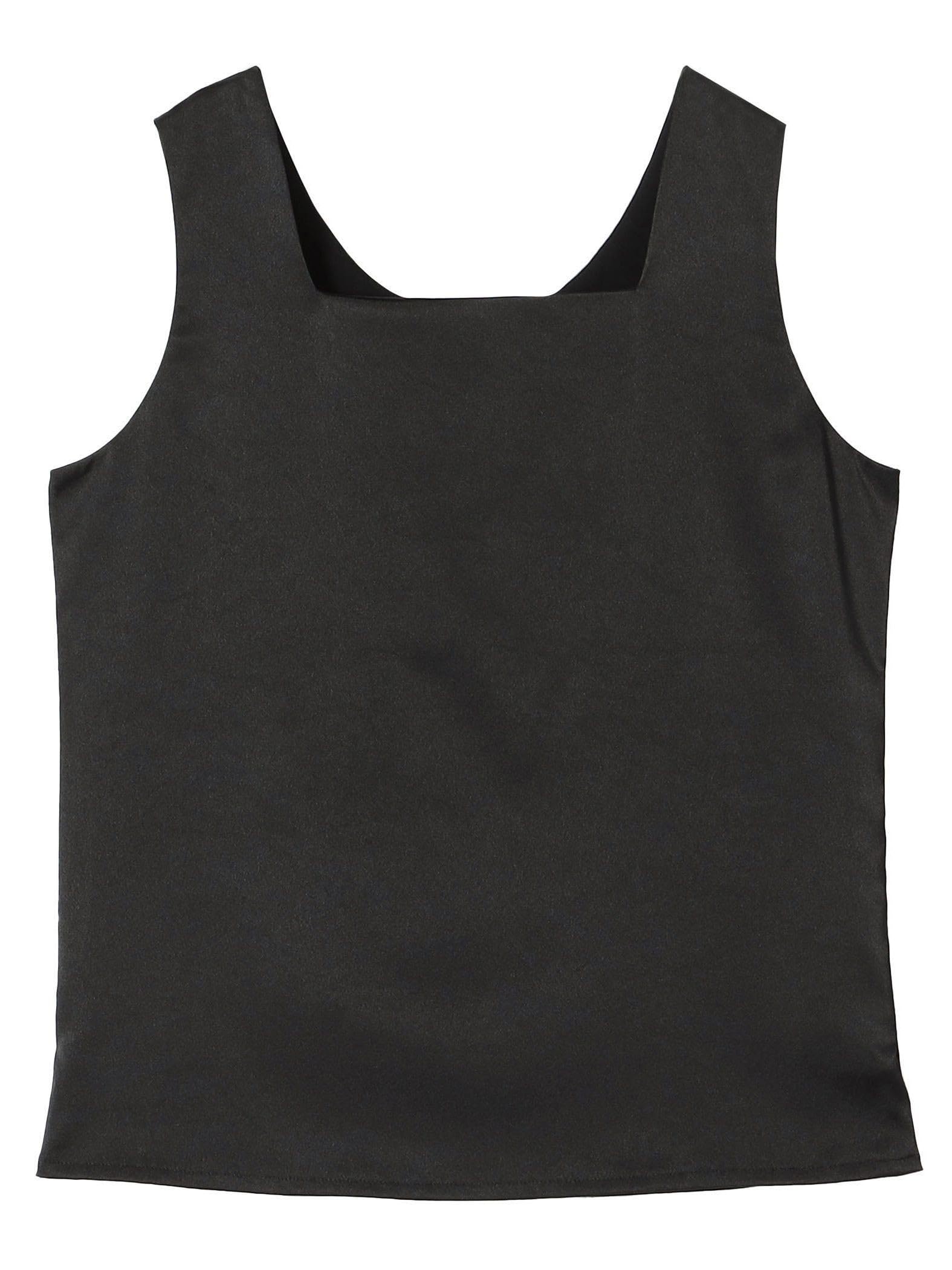 Ships for Women Satin and Cut and Sew Square Tank One Size 2-Way Top, 312420289, Black, чёрный
Ships for Women Satin and Cut and Sew Square Tank One Size 2-Way Top, 312420289, Black, чёрный