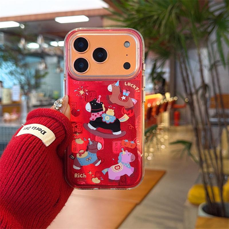 New Year Style Lucky Ingots & Running Ponies iPhone Case for Women - Compatible with iPhone 17, 16 Pro Max, 15, 14 iPhone 14 Pro Max
New Year Style Lucky Ingots & Running Ponies iPhone Case for Women - Compatible with iPhone 17, 16 Pro Max, 15, 14 iPhone 14 Pro Max