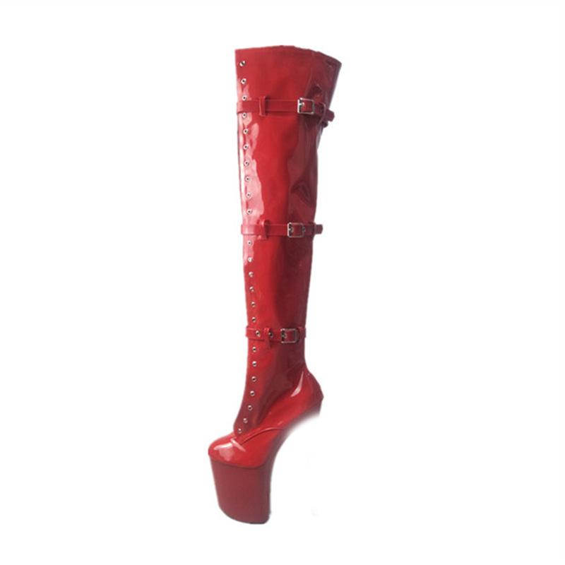 20cm Pole Dance High Heels Sexy Cross Lace Waterproof Platform Night Catwalk Boots Plus Size Shoes 46 червоний
20cm Pole Dance High Heels Sexy Cross Lace Waterproof Platform Night Catwalk Boots Plus Size Shoes 46 червоний