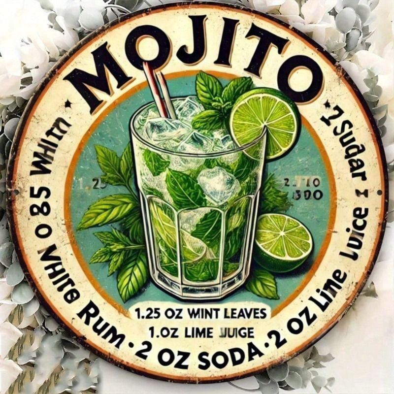 Metal Poster Mojito Recipe Havana Vintage 20x20cm Kitchen Wall Decor
Metal Poster Mojito Recipe Havana Vintage 20x20cm Kitchen Wall Decor