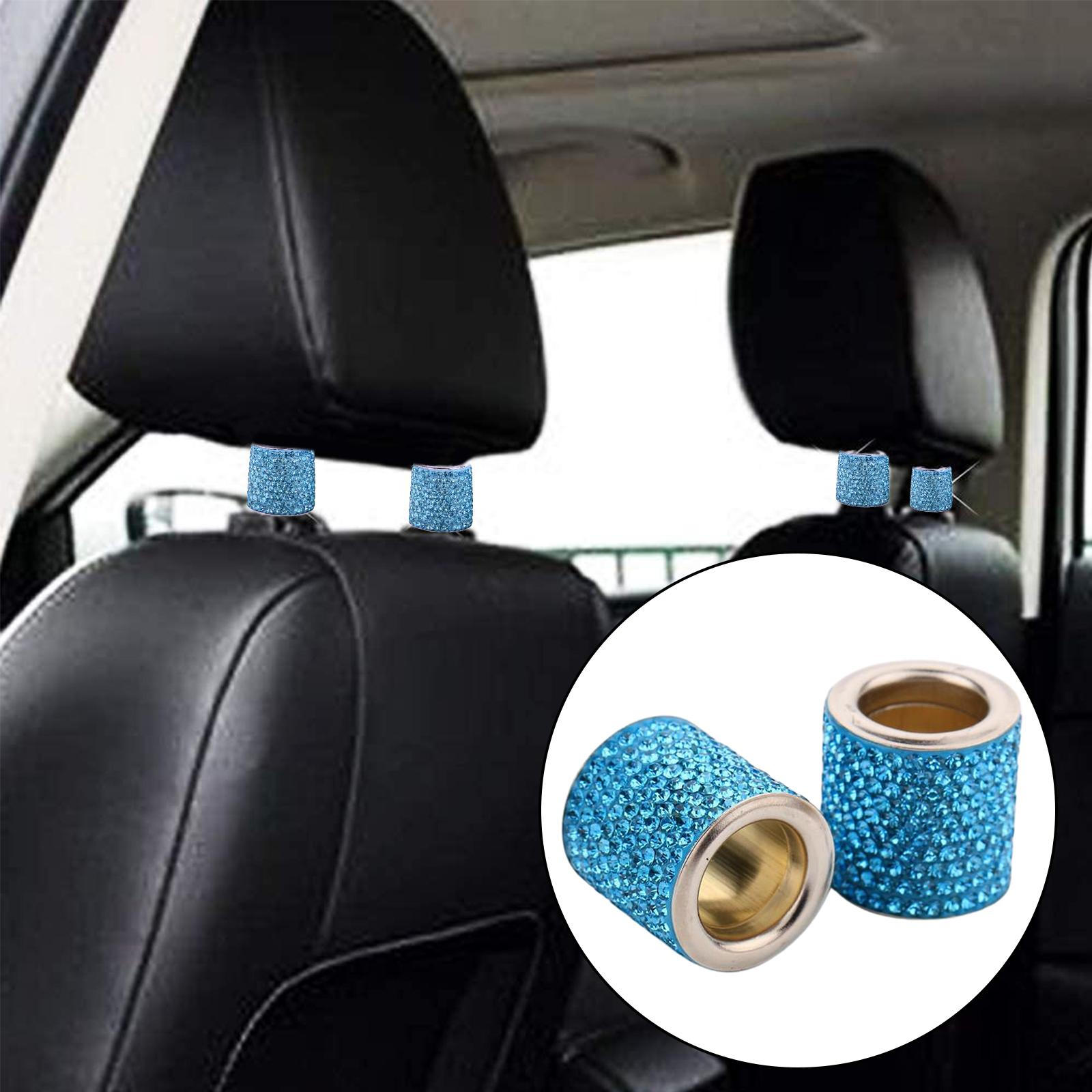 2 Pieces Crystal Headrest Head Rest Collars Rings Decor Bling, Easy to Install, Dia 0.6 inches, Blue 01
2 Pieces Crystal Headrest Head Rest Collars Rings Decor Bling, Easy to Install, Dia 0.6 inches, Blue 01