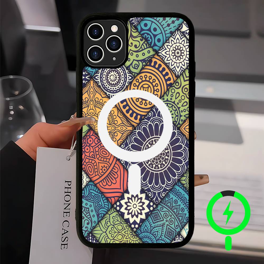 Mandala Painting For Magesafe Magnetic Wireless Phone Case For iPhone 17 Pro Max Air 13 12 Mini 16 15 14 11 iPhone 16pro max
Mandala Painting For Magesafe Magnetic Wireless Phone Case For iPhone 17 Pro Max Air 13 12 Mini 16 15 14 11 iPhone 16pro max