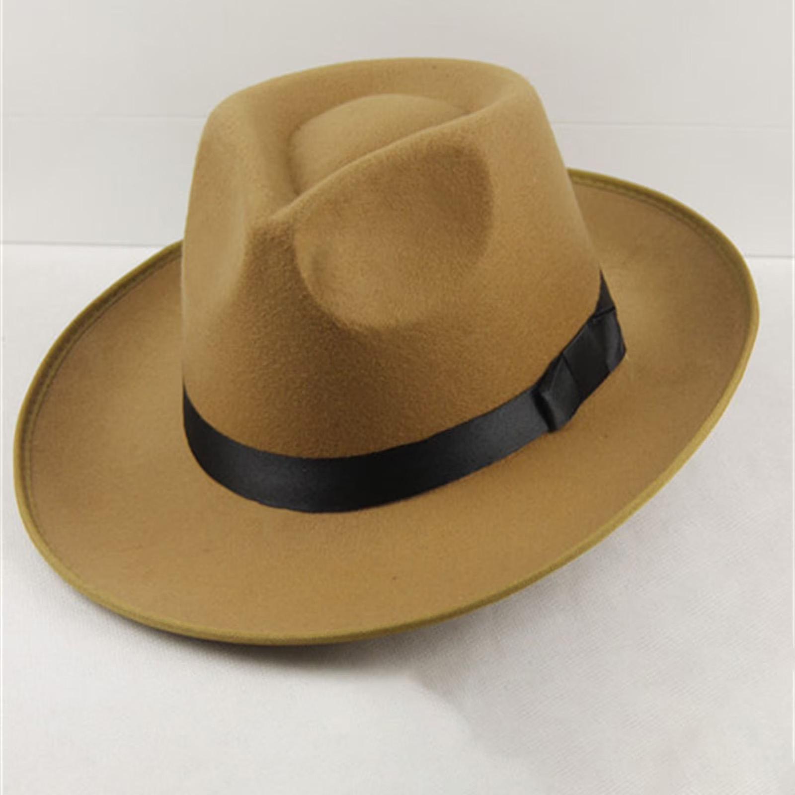 Unisex Wide Brim Fedora Hat Soft Felt Sun Hat Vacation Hat Classic Design with Ribbon Band Suitable for Outdoor Casual Use One Size
Unisex Wide Brim Fedora Hat Soft Felt Sun Hat Vacation Hat Classic Design with Ribbon Band Suitable for Outdoor Casual Use One Size