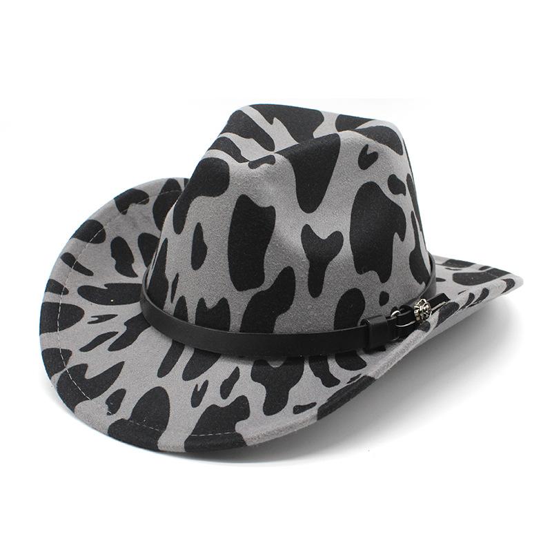 Top Hat Men S And Women S Double-Sided Color Matching Cow Pattern Woolen Flat-Brimmed Big Eave Hat Jazz Hat Stage Felt Hat M(56-58cm) темно-сірий
Top Hat Men S And Women S Double-Sided Color Matching Cow Pattern Woolen Flat-Brimmed Big Eave Hat Jazz Hat Stage Felt Hat M(56-58cm) темно-сірий
