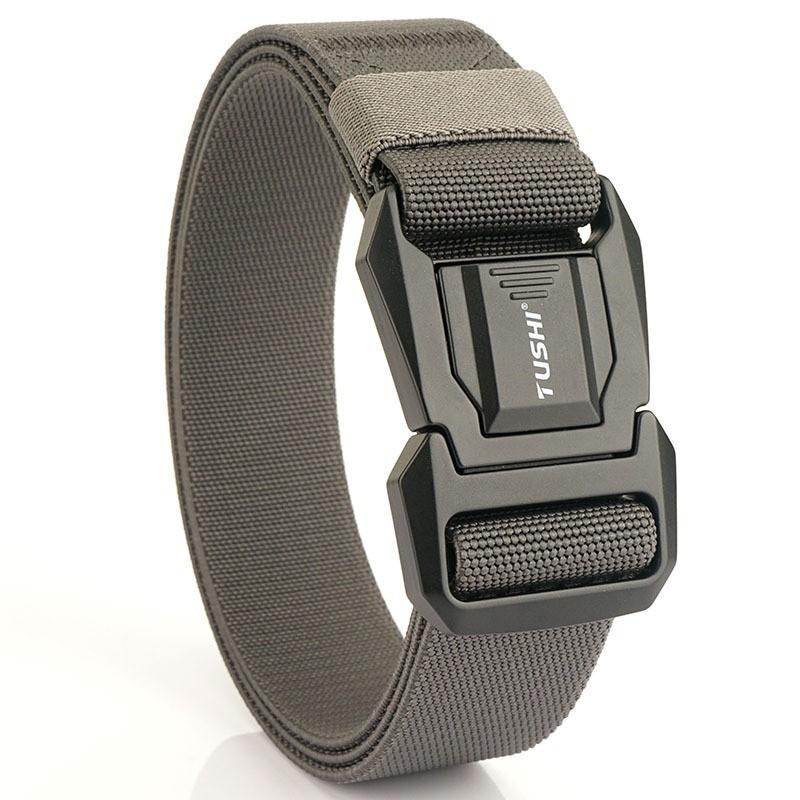 3.8cm Aluminum Alloy Buckle Quick-release Elastic Waist Belt Men s Pants Design 125cm темно-сірий
3.8cm Aluminum Alloy Buckle Quick-release Elastic Waist Belt Men s Pants Design 125cm темно-сірий