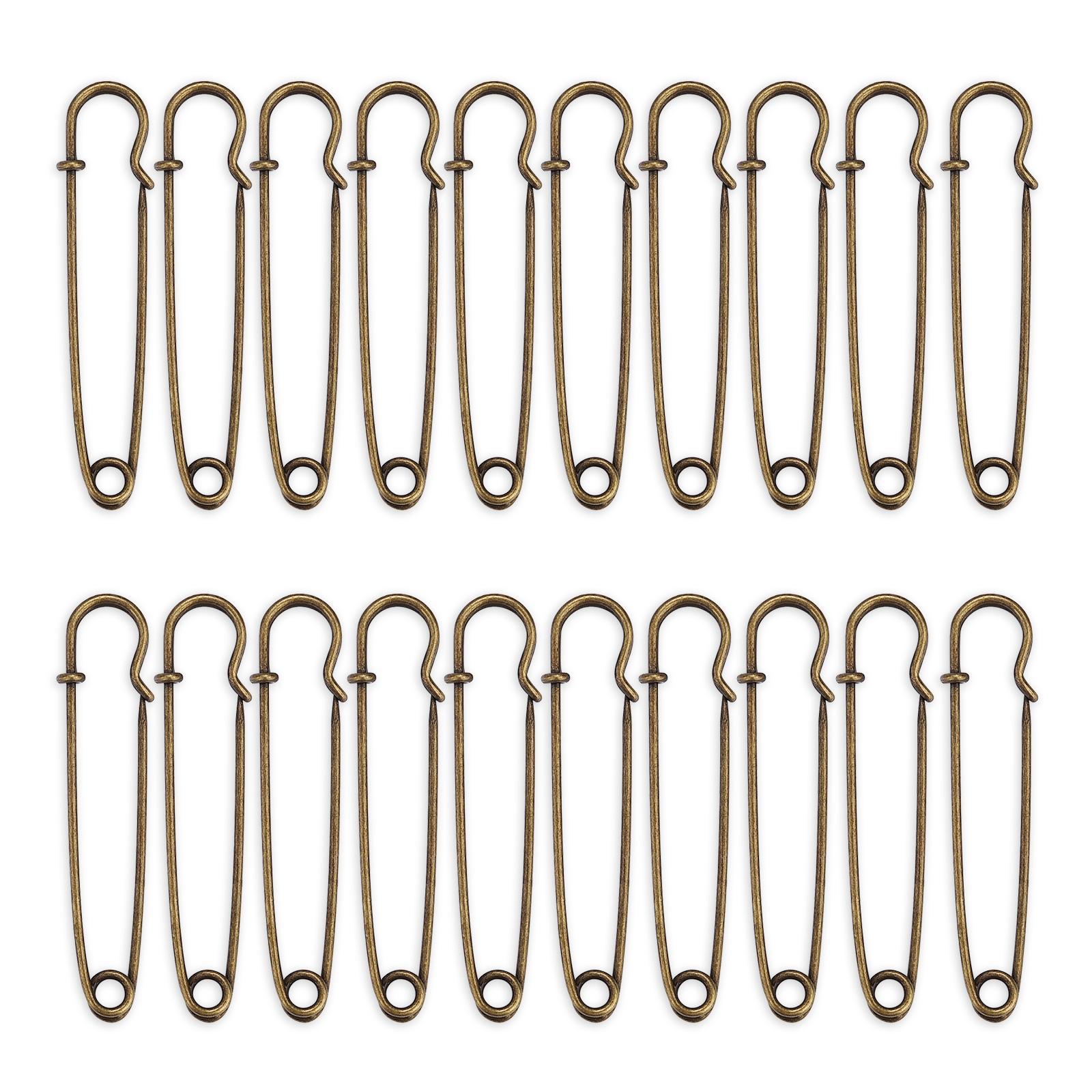 20pcs Large Safety Pins DIY Sewing Tools Needles Large Safety Pin Small Brooch Apparel Accessories 45/50/55/60/65/70/80/100mm 45x12mm
20pcs Large Safety Pins DIY Sewing Tools Needles Large Safety Pin Small Brooch Apparel Accessories 45/50/55/60/65/70/80/100mm 45x12mm