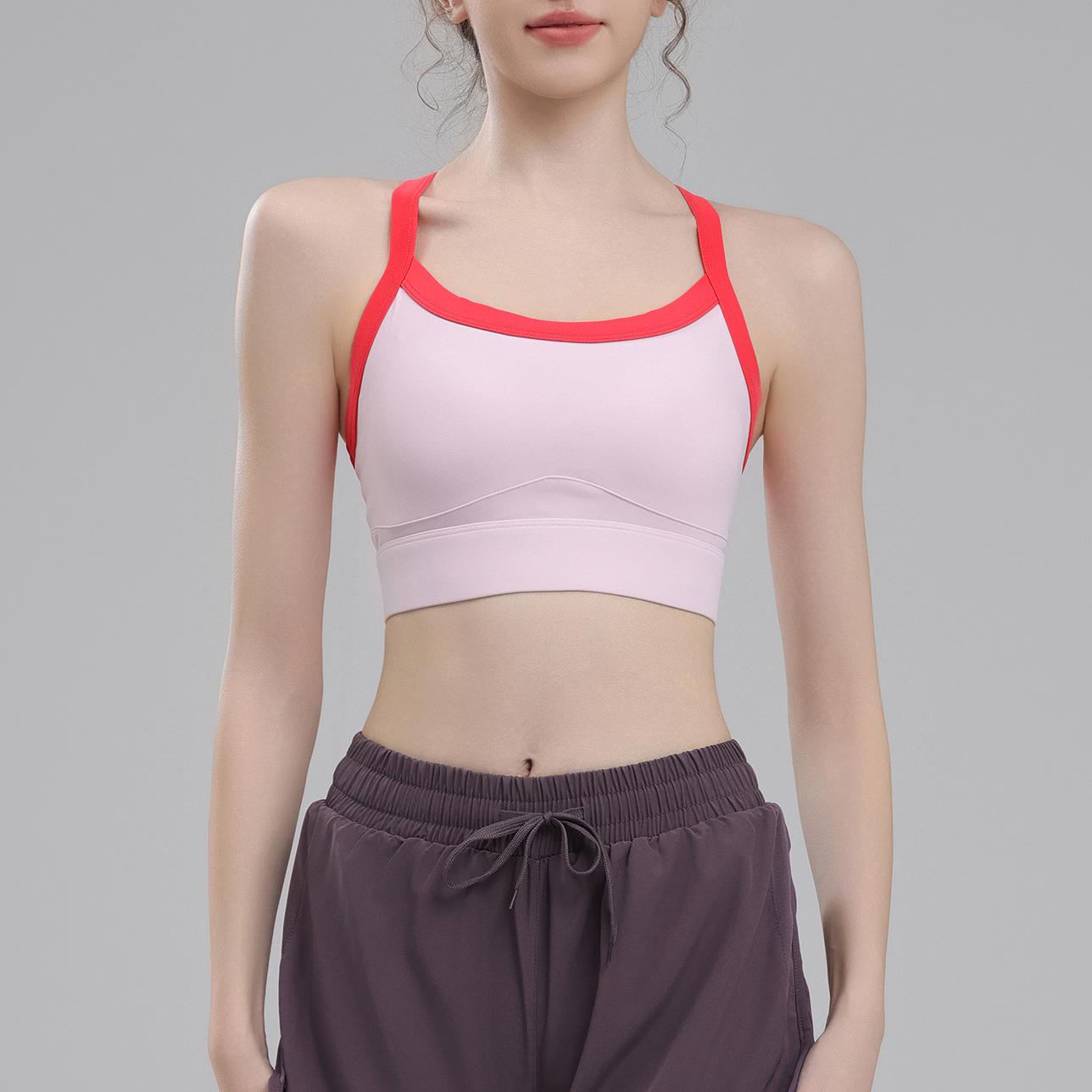 Высокопрочный ударопрочный спортивный бюстгальтер, быстросохнущий, цельный, контрастного цвета, бюстгальтер для йоги для женщин Small розовый
Высокопрочный ударопрочный спортивный бюстгальтер, быстросохнущий, цельный, контрастного цвета, бюстгальтер для йоги для женщин Small розовый