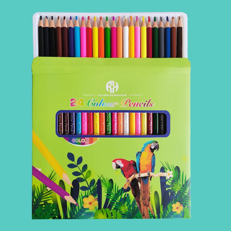 RH Oil-Based Triangle Colored Pencils Set for Students: 12, 24, or 36 Colors with Paint Brushes in Paper Box 12 Colors Triangle Colored Pencils
RH Oil-Based Triangle Colored Pencils Set for Students: 12, 24, or 36 Colors with Paint Brushes in Paper Box 12 Colors Triangle Colored Pencils