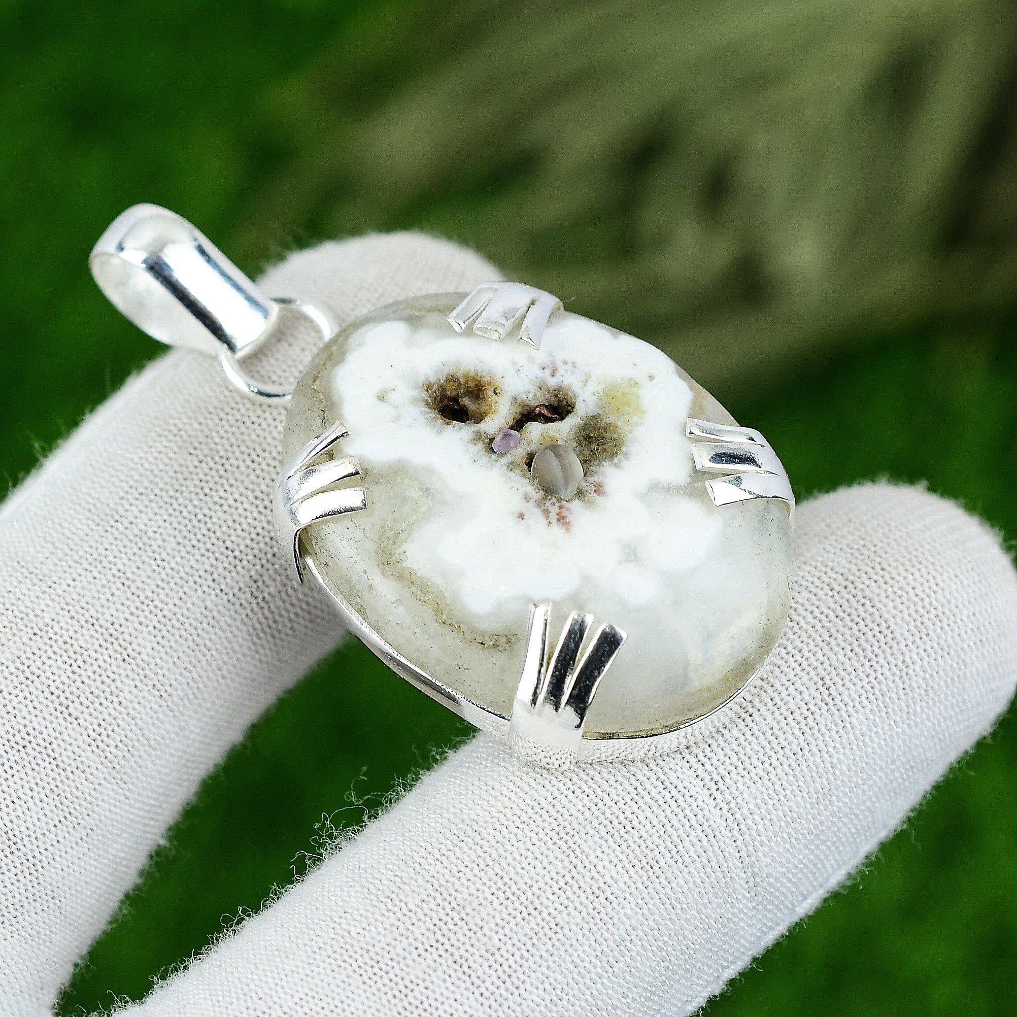 Распродажа ко Дню женщин Подвеска из натурального белого солнечного кварца из стерлингового серебра 925 пробы
Распродажа ко Дню женщин Подвеска из натурального белого солнечного кварца из стерлингового серебра 925 пробы