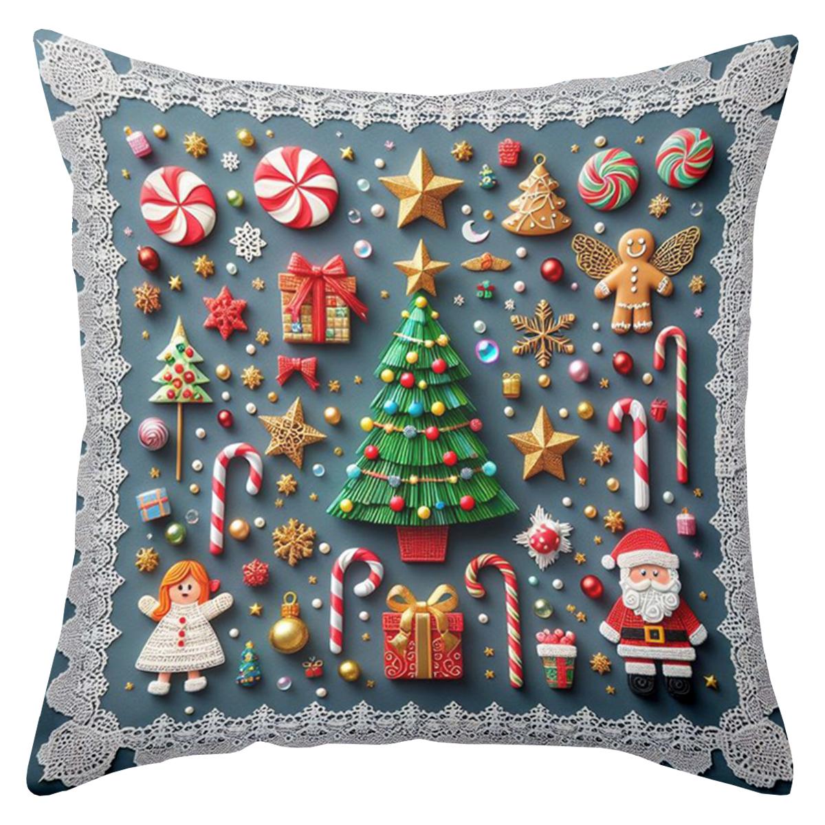 2D flat printing Christmas Pillow Covers with 2D Flat Printing Design Polyester pillowcase, sofa decorative cushion cov 45x45cm
2D flat printing Christmas Pillow Covers with 2D Flat Printing Design Polyester pillowcase, sofa decorative cushion cov 45x45cm