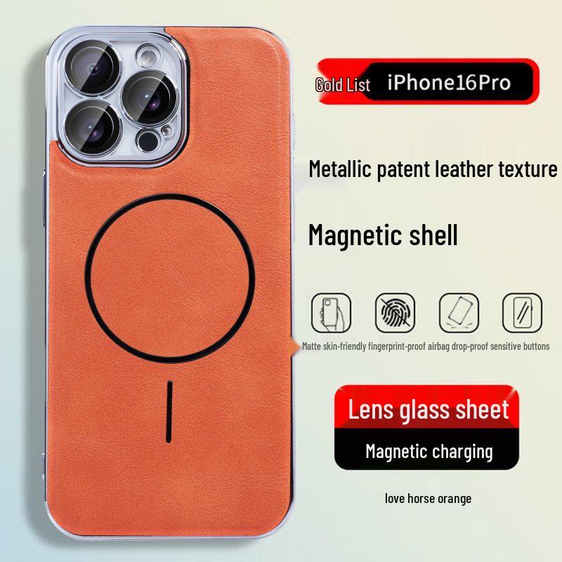 Electroplated Leather Texture Phone Case for iPhone 16 Pro Max, Fits 17 Pro, Magnetic Anti-Drop Protection for iPhone 14-15. iPhone 12 Pro Max
Electroplated Leather Texture Phone Case for iPhone 16 Pro Max, Fits 17 Pro, Magnetic Anti-Drop Protection for iPhone 14-15. iPhone 12 Pro Max
