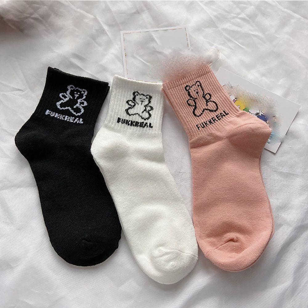 Милые женские носки Harajuku Cartoon Sport Korean Medium Tube Socks Чулочно-носочные изделия Женские чулки Носки с медведем
Милые женские носки Harajuku Cartoon Sport Korean Medium Tube Socks Чулочно-носочные изделия Женские чулки Носки с медведем
