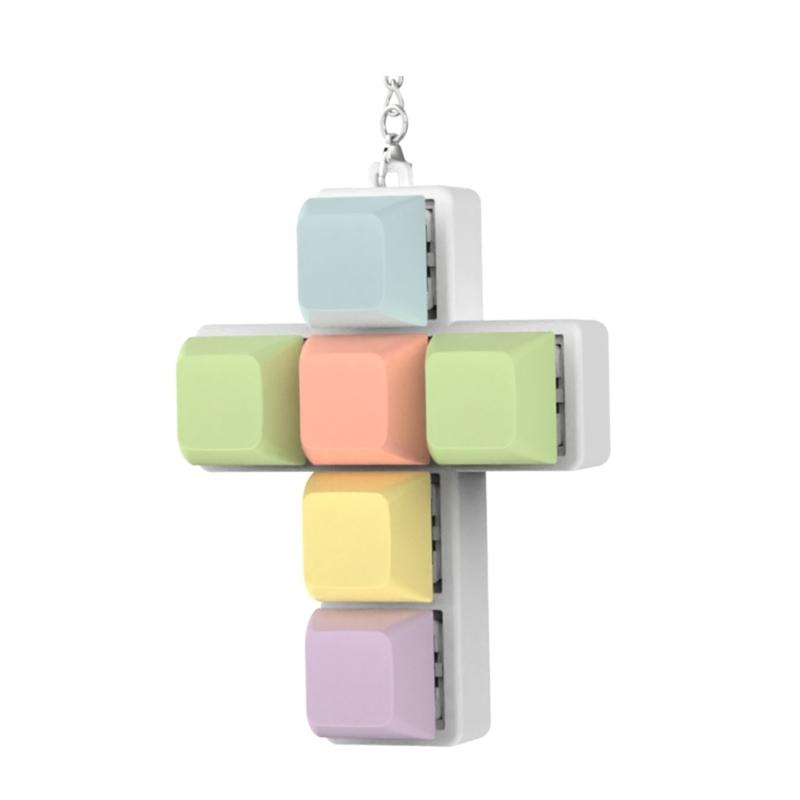 Multiple Color Mechanical Keyboard Switches Tester Keychains Toy Portable Stress Relief Gadget Gift for Gamers & Typists
Multiple Color Mechanical Keyboard Switches Tester Keychains Toy Portable Stress Relief Gadget Gift for Gamers & Typists