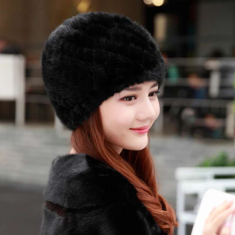 Mink Fur Hats For Women Fashion Ear Protection And Warm Natural Fur Knitted Hat Fluffy Fur Caps Ladies Black Fur Caps Winter Cap чёрный
Mink Fur Hats For Women Fashion Ear Protection And Warm Natural Fur Knitted Hat Fluffy Fur Caps Ladies Black Fur Caps Winter Cap чёрный