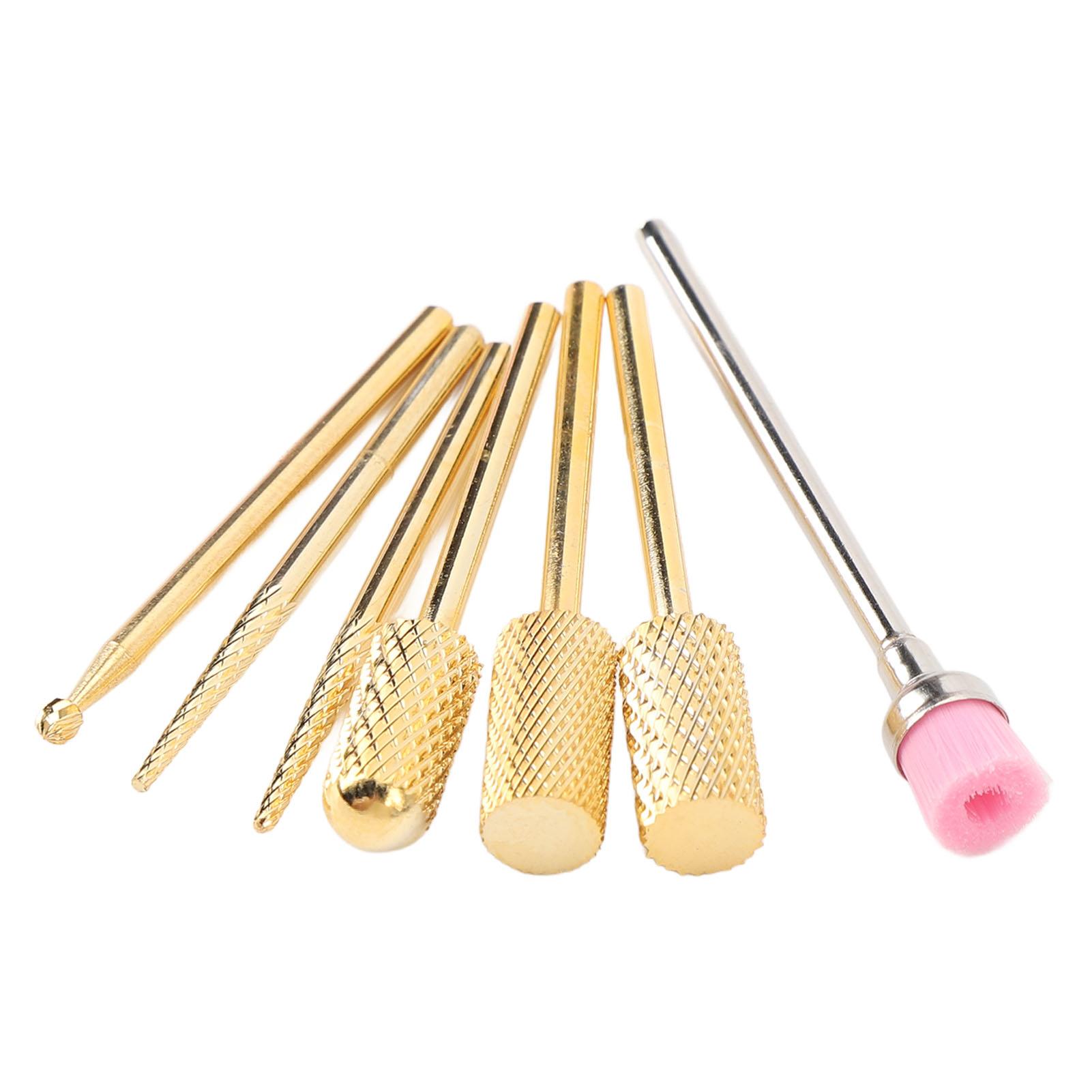7pcs Nail Drill Bits Set Nail Tungsten Carbide Drill Bits Professional Nail Grinding Heads for Home Nail Salon
7pcs Nail Drill Bits Set Nail Tungsten Carbide Drill Bits Professional Nail Grinding Heads for Home Nail Salon