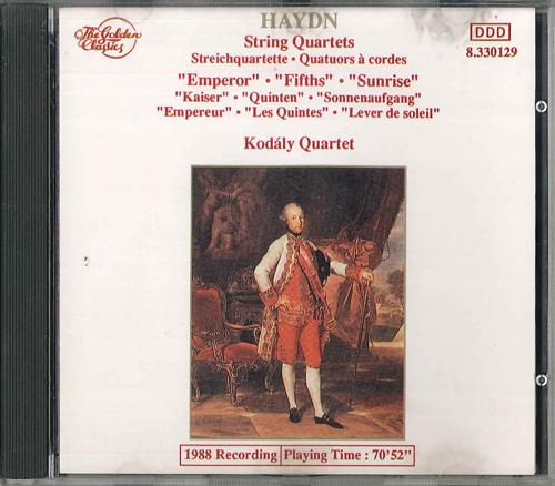 CD KODALY QUARTET - Haydn String Quartets 8330129 GOLDEN CLASSICS Non Japan Classical Used
CD KODALY QUARTET - Haydn String Quartets 8330129 GOLDEN CLASSICS Non Japan Classical Used