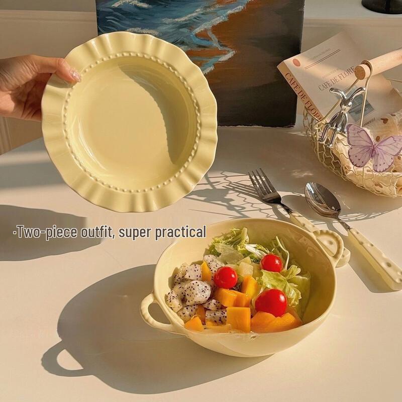 Ru Han Underglaze Ceramic Divided Dinner Plate Set (2-Piece)
Ru Han Underglaze Ceramic Divided Dinner Plate Set (2-Piece)