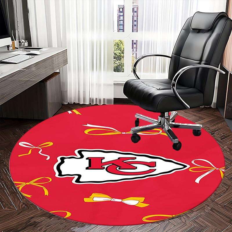 Kansas City Chiefs,NFL Logo Chair mat Round Rug Office carpet, Machine Washable, Non slip, Suitable for Living Rooms, Bedrooms 120cm
Kansas City Chiefs,NFL Logo Chair mat Round Rug Office carpet, Machine Washable, Non slip, Suitable for Living Rooms, Bedrooms 120cm