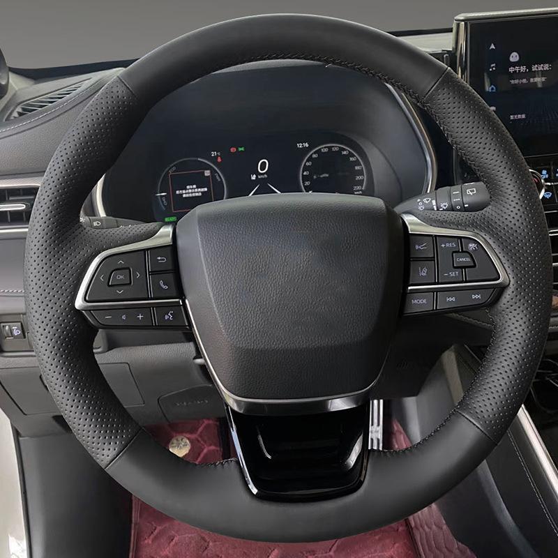 Оригинальный чехол на руль автомобиля «сделай сам», для Toyota Highlander Sienna CROWN KLUGER, кожаная оплетка для руля Black -line
Оригинальный чехол на руль автомобиля «сделай сам», для Toyota Highlander Sienna CROWN KLUGER, кожаная оплетка для руля Black -line