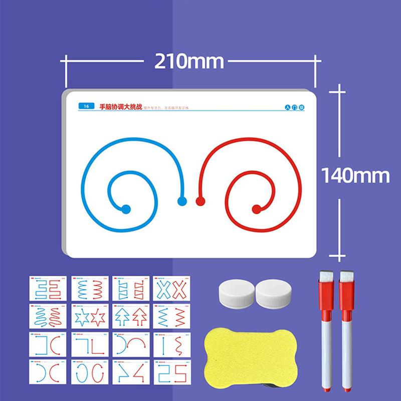 Kid Pen Control Training Education Toy Montessori Fine Motor Skill Track Board Thinking Challenge Brain Game Parish Sensory Toy
Kid Pen Control Training Education Toy Montessori Fine Motor Skill Track Board Thinking Challenge Brain Game Parish Sensory Toy