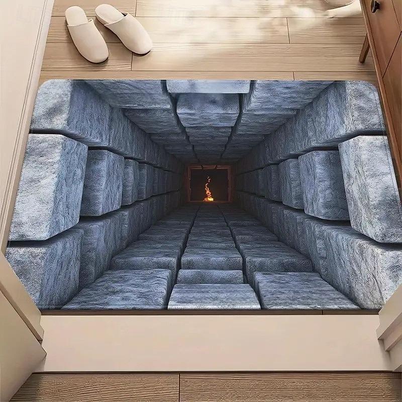 2D Spiral Stairs Carpet Mat Rug Home Decoration Long Hallway Living Room Bedroom Floor Decor Realistic Visual Effect Creative 40x60cm
2D Spiral Stairs Carpet Mat Rug Home Decoration Long Hallway Living Room Bedroom Floor Decor Realistic Visual Effect Creative 40x60cm